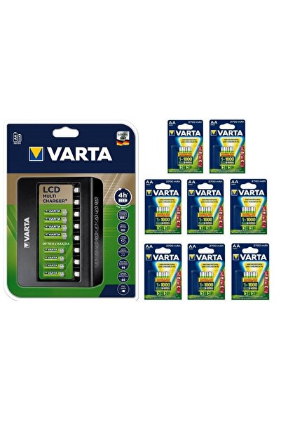 Varta Multi Plus 8li Şarj Cihazı + 16*2700 Mah Aa Şarjlı Pil