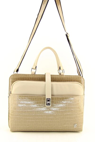 QUB CLUB حقيبة محاماة للكمبيوتر المحمول من جلد التمساح المنك للجنسين مقاس 15 و15.6 بوصة