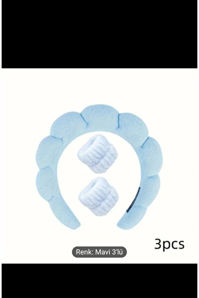 EMKSHOP Baş Bandı Elastik Yumuşak Rahat Su Emici Bilek Bandı Yüz Yıkama Spa M...