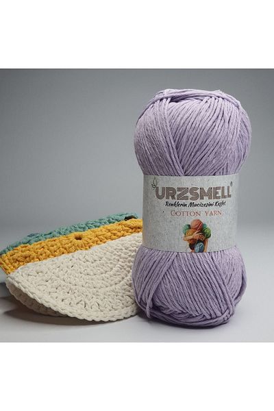 urzsmell Cotton Knitting Thread 100gr, 200m - Hand Knitting Thread