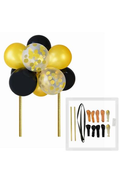 asöy Set of 10 Cake Decoration Sequined Balloons