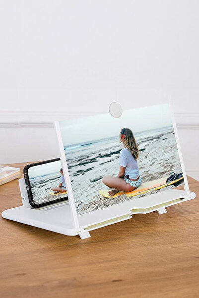ThenTech Telefon Ekranı Büyütücü Tablet Ekran Büyüteç Telefon Ve Tablet Tutacağı Aparat