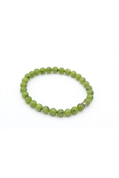 Murty99 7 mm Genuine Natural Canadian Jade Bracelet
