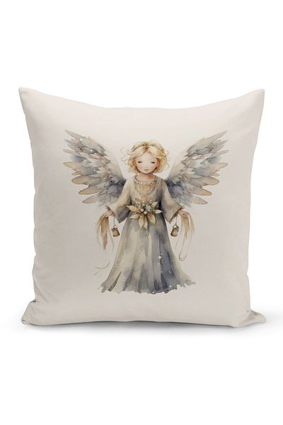 Bertille Home New Year Series Double Sided Digital Printed Throw Pillow Case (Christmas Christmas Cushion Cover)