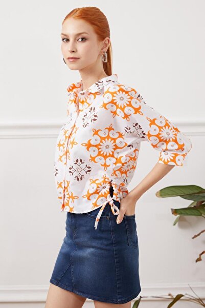 modagoss Side Detailed Patterned Shirt