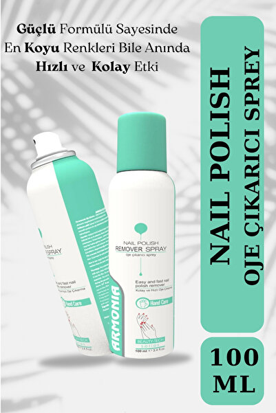 Revitun Armonia Nail Polısh Remover Spray Hızlı Oje Çıkarıcı Sprey 100 ML