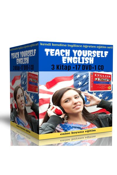 Enine Boyuna Eğitim مجموعة تدريب تعلم اللغة الإنجليزية الذاتية