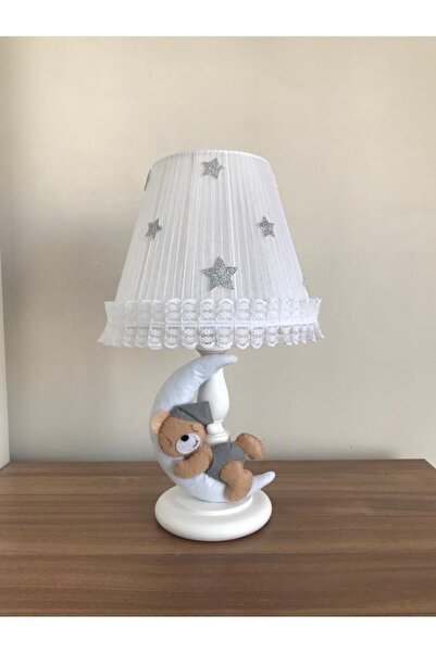 Keçeli parti hayalleri Bebek Çocuk Odası Abajur Kahve Ayıcık Gri Elbise