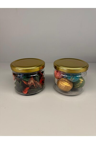 Erbaşlar 8li Plastik Pet Magnolya Bardağı 300cc Metal Kapaklı Magnolia Puding Tatlı Cup (CAM DEĞİLDİR)