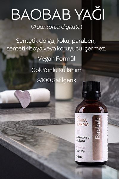 OnkaFarma 50 ml 100% Pure Baobab Oil