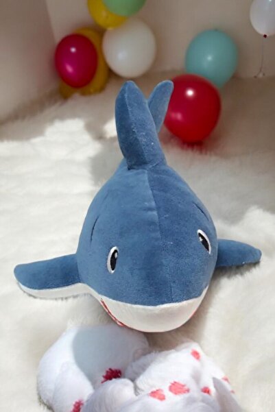 Hey Me Lisa Köpek Balığı 40 cm Baby Shark Peluş Uyku Arkadaşı ve Oyuncak Hediyelik