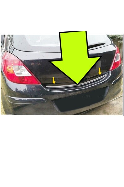 aktif Corsa Bagaj Alt Cıtası Krom 2007 2008 2009 2010 2011 2012 2013 2014 2015