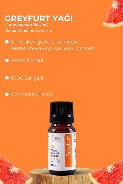 OnkaFarma Onka Farma Grapefruit 100% Pure Essential Oil - 10 ml