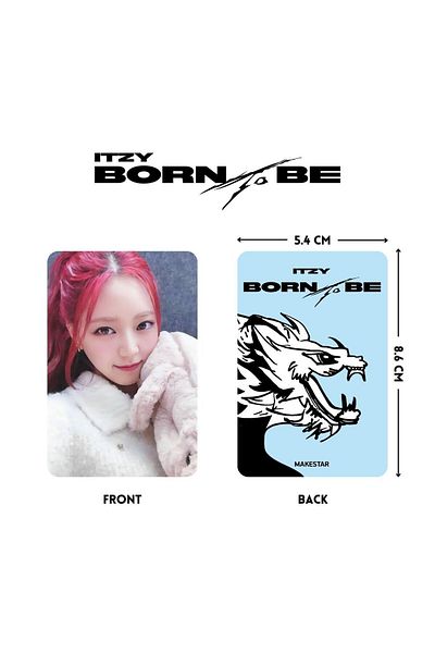 Kpop Dünyasi ITZY '' Born to Be'' POB Photocards Set