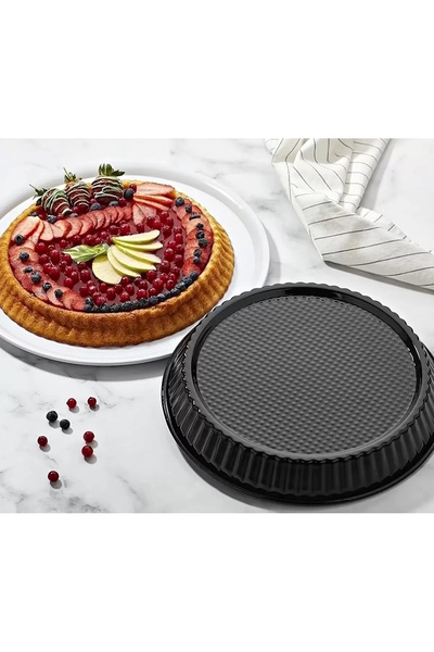 univercal EMAYE YANMAZ YAPIŞMAZ TURTA  TART KEK KALIBI TEPSİSİ KABARMALI ŞEKİ...