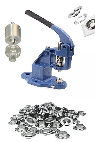 hodbehod Tulumba El Presi Branda Kenarı 24 No Kuş Gözü Çakma Makinası Komple Set