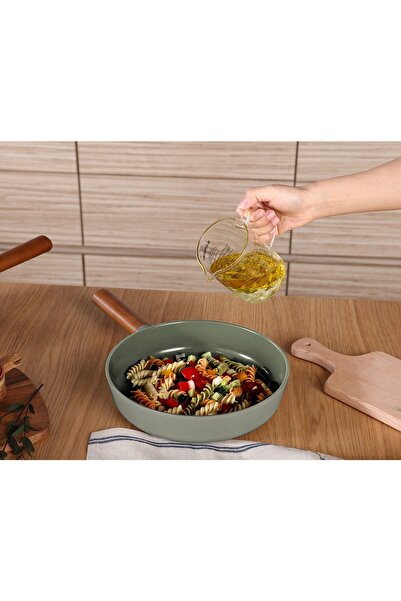 NEOFLAM Fika Gray Aluminum Casting Glass Lid 9 Piece Pot & Pan Set 18d22k22d24k24t