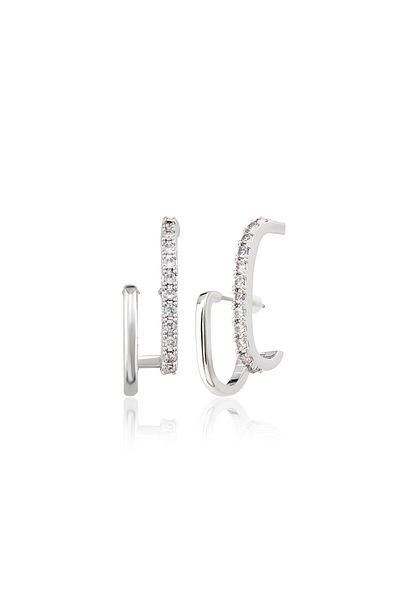 Ressia Women's Steel Earrings Zircon Stone Anti-Tarnish Earrings