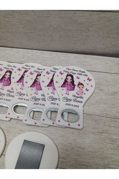 onuratasarlat 35 Pieces Model with Magnet Opener and Sister for Newborn and Circumcision Engagement