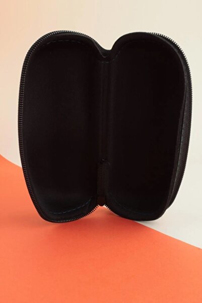 LOOKUP Black Zippered Anti-Scratch Glasses Container and Case Box Protector