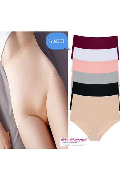 Afrodizyac Bato din bambus cu talie ultra înaltă, 6 piese - Extra moale și elastic