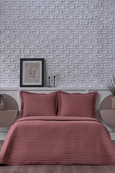 Doqu Home Otto Yatak Örtüsü Çift Kişilik - Bordo