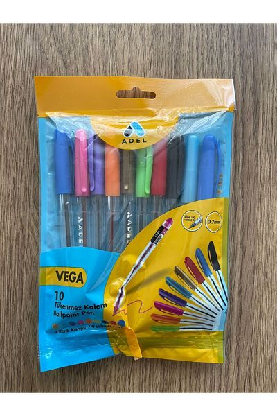 Adel Ballpoint Pen Vega Mixed Color Pen 10 Lu 000006