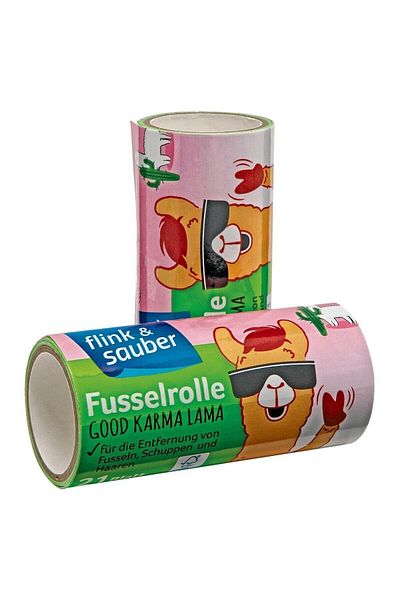 Flink Sauber Flink & Sauber Feather Collection Roller Refill, 2X21 Sheets 2 Pack