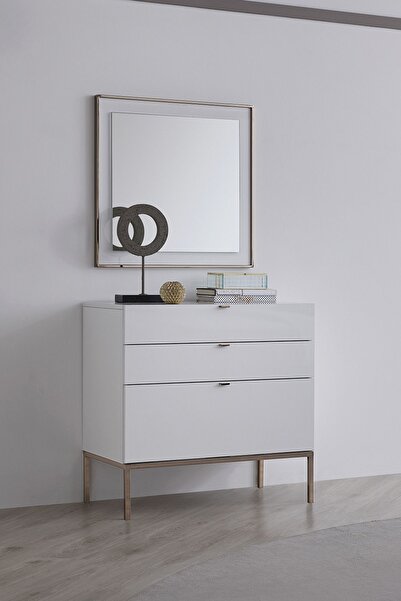 Enza Home Legato Çekmeceli Şifonyer/Konsol Modül - Beyaz