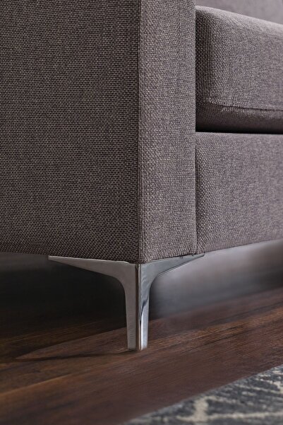 Enza Home Linea Büyük Köşe Takımı - Gri