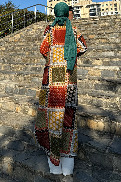 QLAY Γυναικείο καλοκαιρινό μακρύ φόρεμα από 100% βισκόζη - μέγεθος Maxi με τσέπες