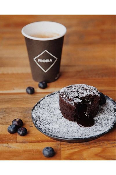 Rioba Cardboard Cup Black Coffee Cup 7oz Small Size