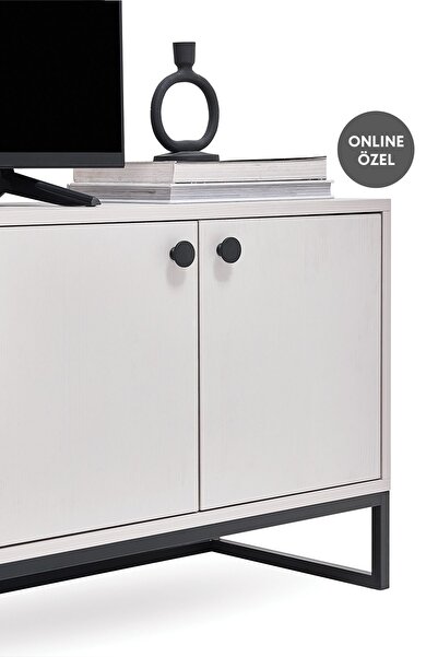 Enza Home Kalinsta TV Sehpası - Beyaz
