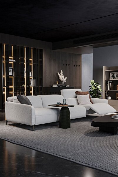 Enza Home Jerez 4'lü Dokuma Koltuk - Beyaz