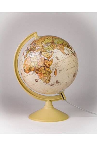 Gürbüz Yayınları Işıklı Klasik Antik Dünya Küresi 20cm