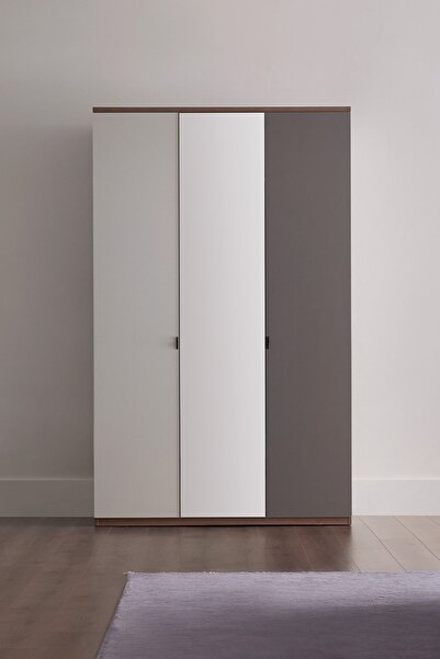 Enza Home Cordell 3 Kapaklı Gardrop