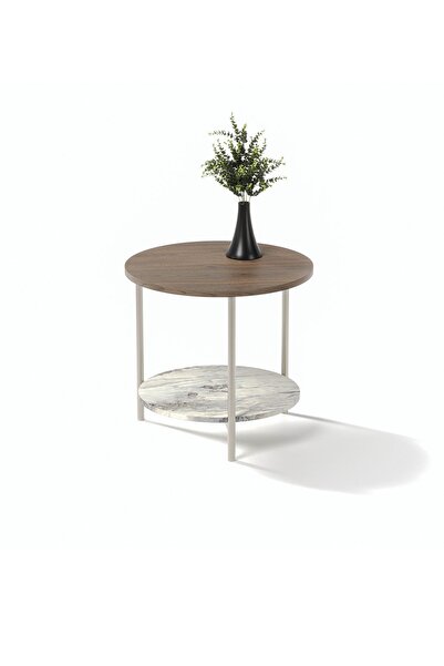 Enza Home Pavia Yan Sehpa - Ceviz