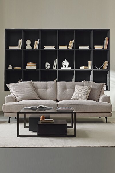 Enza Home Milan 2'li Koltuk, Buklet - Krem