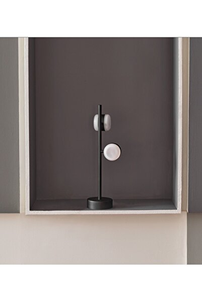 Enza Home Oblo Ikili Abajur - Siyah