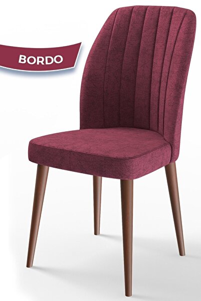 Canisa Etra Serisi, Gürgen Ayaklı 1.sınıf Yemek Odası Sandalye,bordo Sandalye...