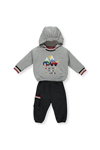 Bebetto ÜÇ İP KAPŞONLU SWEAT 2'Lİ TAKIM