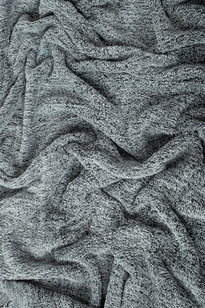 Gleamy Διπλής όψης Crushed Grey Welsoft Πλενόμενο βελούδινο ύφασμα 100x180