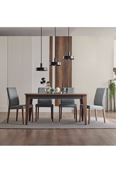 Enza Home Cordell Yemek Masası - Ceviz