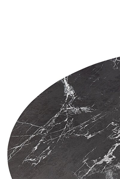 Enza Home Nassau Yan Sehpa - Seramik Üst Tabla