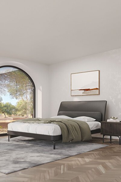 Enza Home Austin Yatak Odası Kombinasyonu - Koyu Meşe