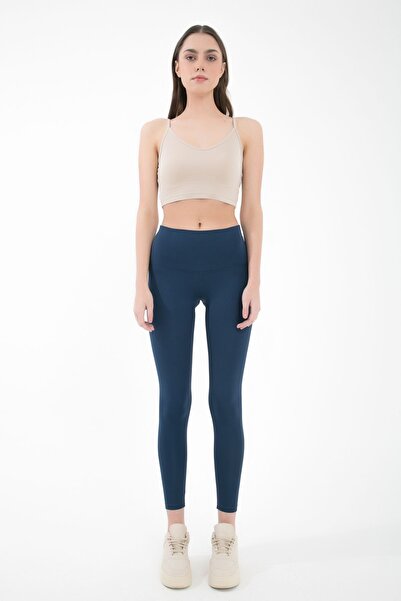 Comm-Ci Eden Синій Високий Пояс Спортивні Штани