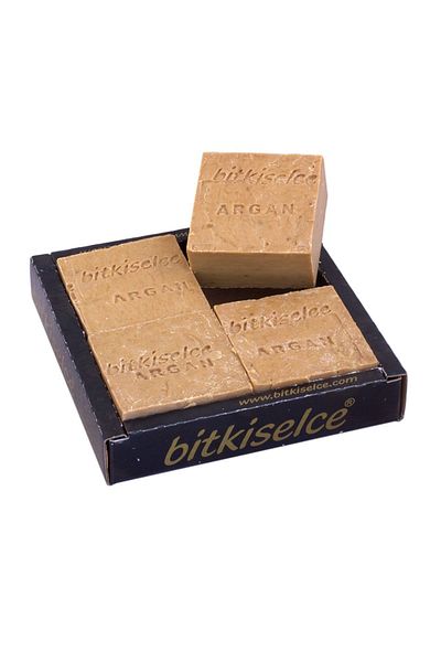 bitkiselce صابون زيت الأرغان الطبيعي - يوفر الترطيب والنعومة للبشرة، صابون مصنوع يدويًا 450 جرام