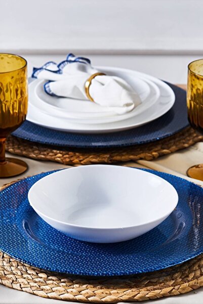 Karaca 23 cm Milano Opal Glass Pit Plate