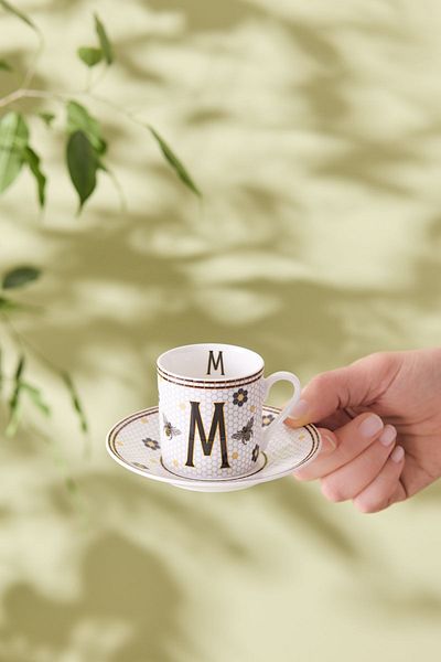 Karaca M Letter Coffee Cup 80 ml