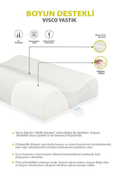 WHITEBLANCO Подвійна подушка для шиї Double Class To-ııı Vıp Medıcal